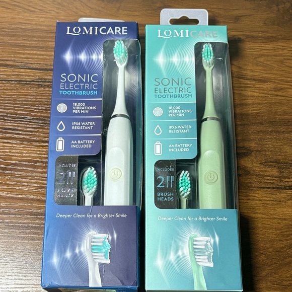 Lomicare Other - Lomicare Sonic Electric Toothbrush 2 Pack Set